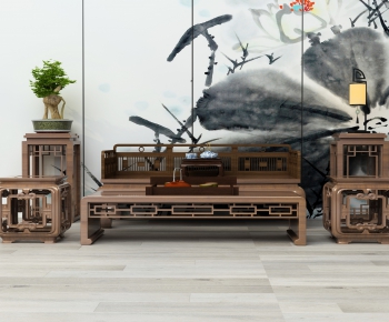 Chinese Style Sofa Combination-ID:333381978