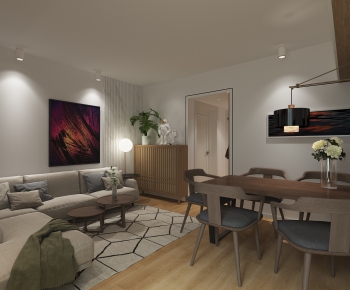 Modern A Living Room-ID:561028348