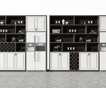 New Chinese Style Wine Cabinet-ID:191004164
