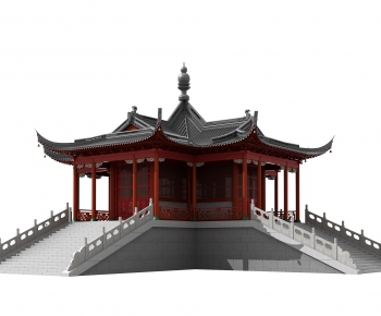 Chinese Style Ancient Architectural Buildings-ID:413577218