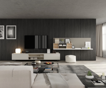 Modern A Living Room-ID:651971148