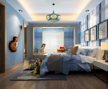 Modern Boy's Room And Son's Room-ID:711271783