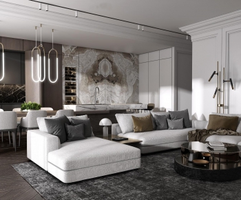 Modern A Living Room-ID:936899763