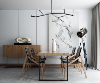 Modern Dining Table And Chairs-ID:513899644