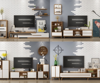 Nordic Style TV Cabinet-ID:189592429