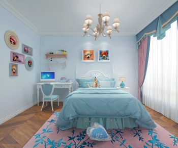 Nordic Style Girl's Room Daughter's Room-ID:989563799