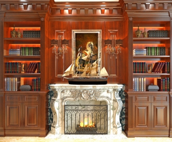 New Chinese Style Bookcase-ID:449679387