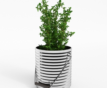 Modern Potted Green Plant-ID:726347231