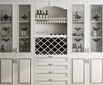 European Style Wine Cabinet-ID:172843712