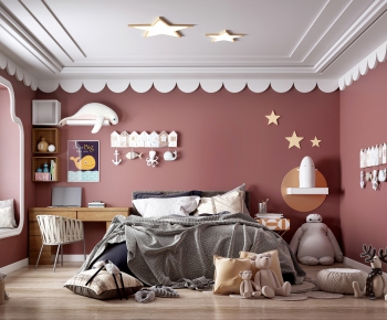 Nordic Style Girl's Room Daughter's Room-ID:764270428