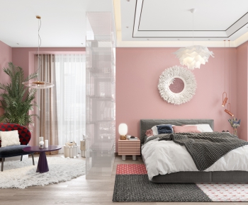 Nordic Style Girl's Room Daughter's Room-ID:129618636