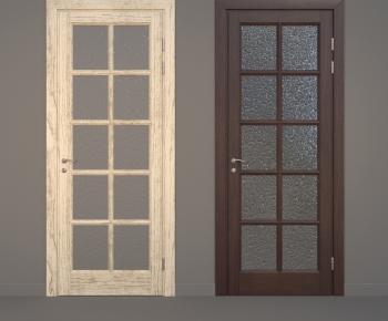 Modern Solid Wood Door-ID:989788916