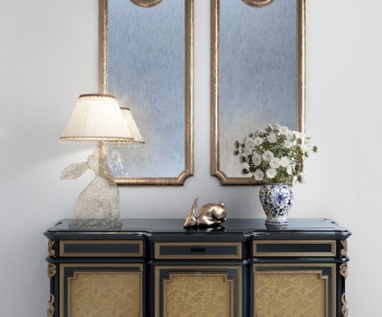 New Chinese Style Side Cabinet/Entrance Cabinet-ID:474762794