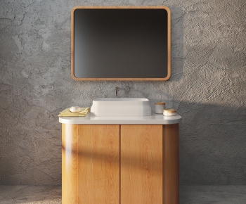 Nordic Style Bathroom Cabinet-ID:256715459