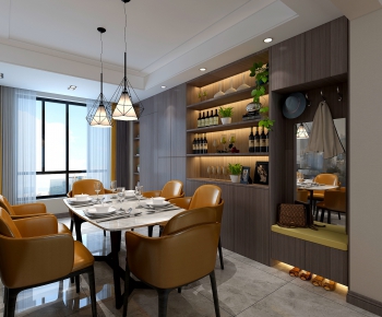 Nordic Style Dining Room-ID:702752561