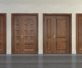 Modern Solid Wood Door-ID:347184988