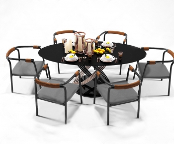 New Chinese Style Dining Table And Chairs-ID:152211821