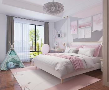 Nordic Style Girl's Room Daughter's Room-ID:158294115