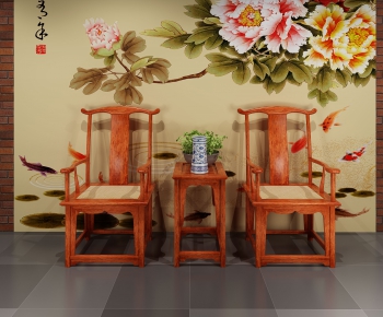 Chinese Style Leisure Table And Chair-ID:268268927