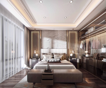 New Chinese Style Bedroom-ID:312868459