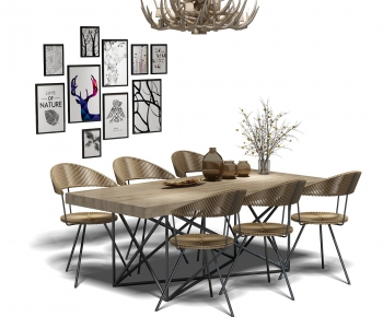 Modern Dining Table And Chairs-ID:599921376