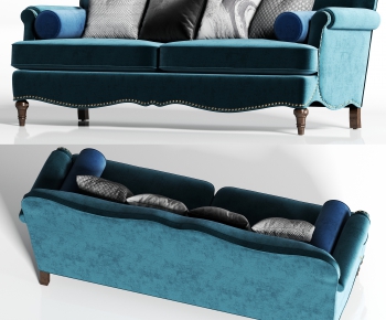 Simple European Style A Sofa For Two-ID:581066484