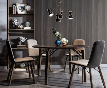 Modern Dining Table And Chairs-ID:443058474