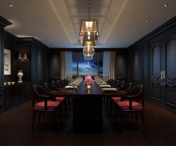 New Chinese Style Dining Room-ID:372930281