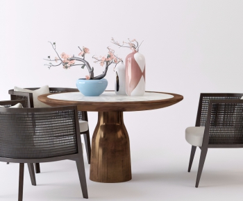 Modern Dining Table And Chairs-ID:979158473