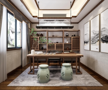 New Chinese Style Tea House-ID:286052918