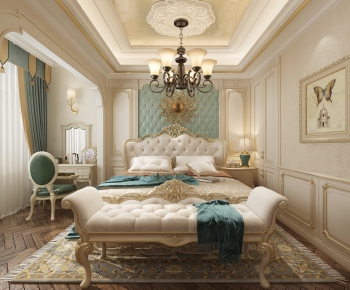 European Style Bedroom-ID:375907554