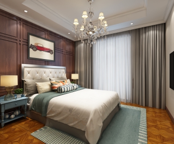 Simple European Style Bedroom-ID:781332326