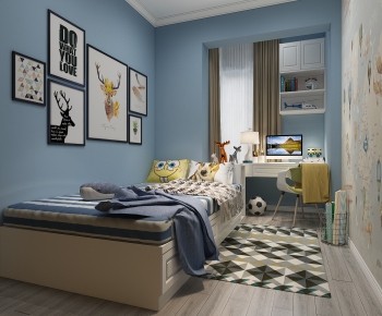 Nordic Style Boy's Room And Son's Room-ID:760340251