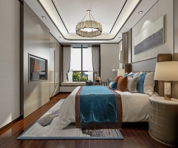 New Chinese Style Bedroom-ID:836278637