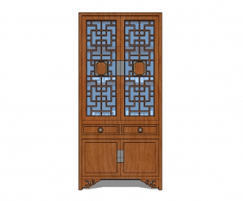 New Chinese Style Decorative Cabinet-ID:392970735