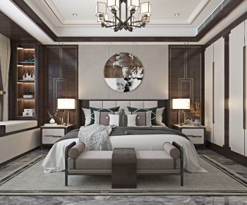 New Chinese Style Bedroom-ID:272303233