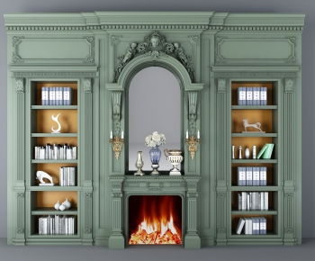 European Style Bookcase-ID:470405338