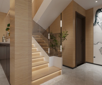 New Chinese Style Stairwell-ID:612846594