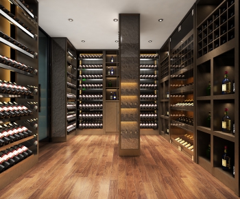 Modern Wine Cellar/Wine Tasting Room-ID:246984687