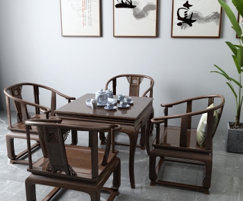 New Chinese Style Tea Tables And Chairs-ID:688712413