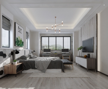 Nordic Style Bedroom-ID:814075632