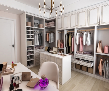 Simple European Style Clothes Storage Area-ID:257190469
