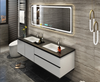 Modern Bathroom Cabinet-ID:771590483