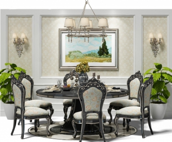 Modern Dining Table And Chairs-ID:985002621