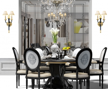 Simple European Style Dining Table And Chairs-ID:526053253