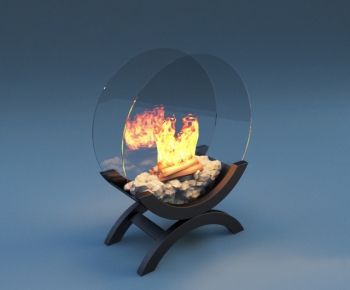 Modern Fireplace-ID:307284164