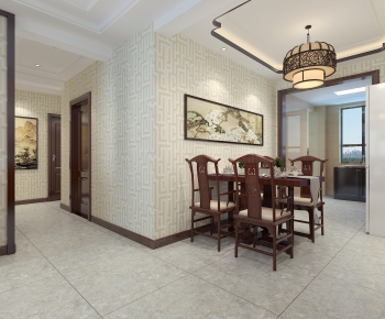 Chinese Style Dining Room-ID:535243121