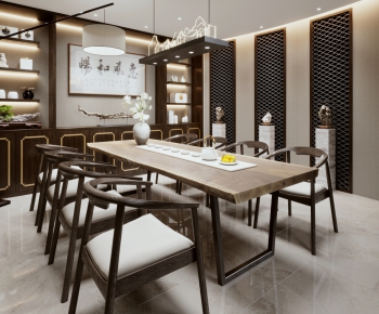 New Chinese Style Dining Room-ID:702275299