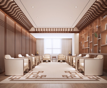 New Chinese Style Meeting Room-ID:680234294
