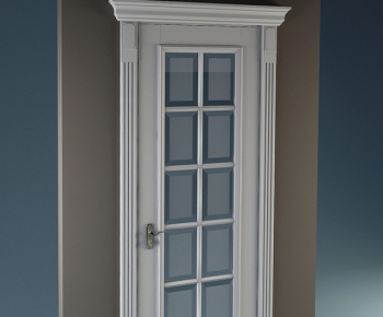 European Style Solid Wood Door-ID:599089812